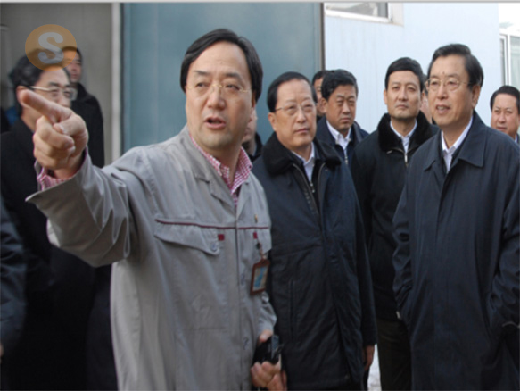 2012年3月21日中共中央政治局常委、全國人大常委會委員長張德江同誌（時任國務院副總理）蒞臨公司視察